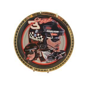Dale Earnhardt #3 Hamilton Collection Plate Back In Black Drivers Victory Lane
